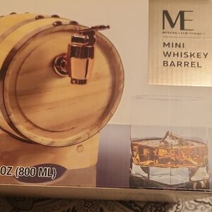 Expressions Natural and Gold Mini Whiskey Barrel